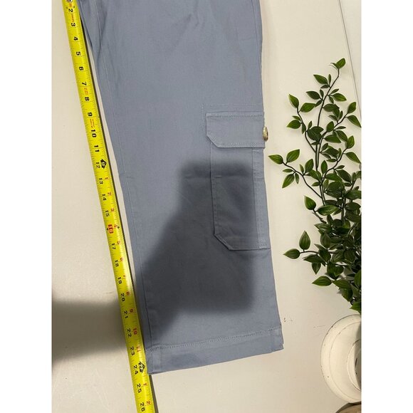 Democracy 10P Ab Solution Cargo Pants In Blue With Elastic Waistband Size 10P - Picture 14 of 14
